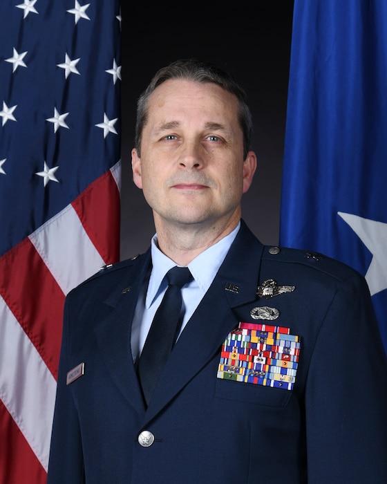 The official photo of U.S. Air Force Brig. Gen. Joshua D. Armstrong.