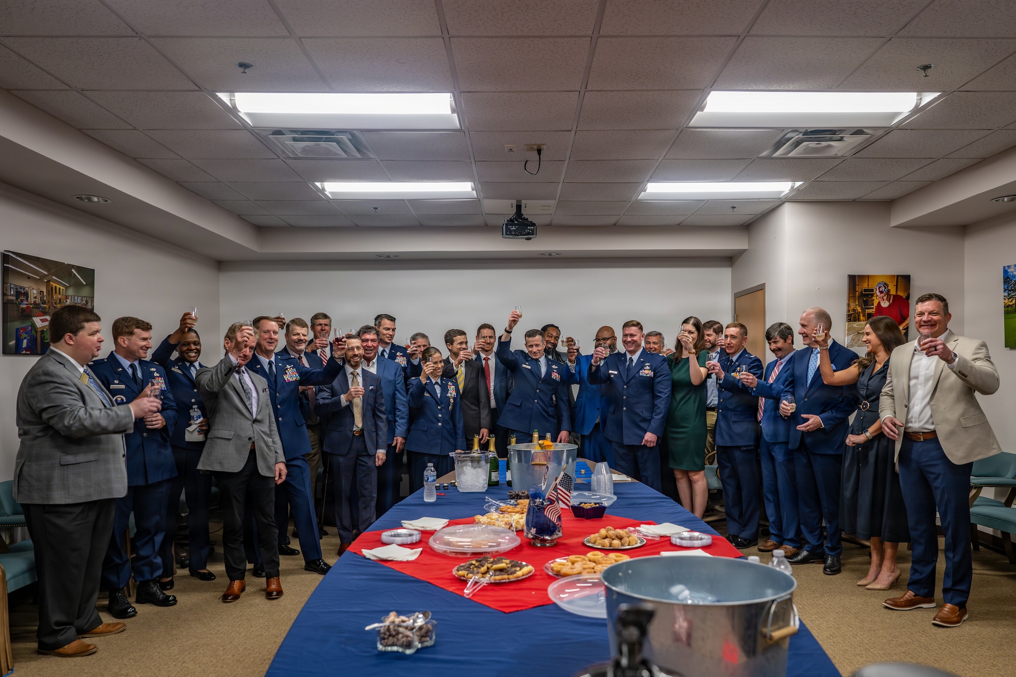 Nine honorary commanders and nine deputy honorary commanders were inducted during the ceremony.