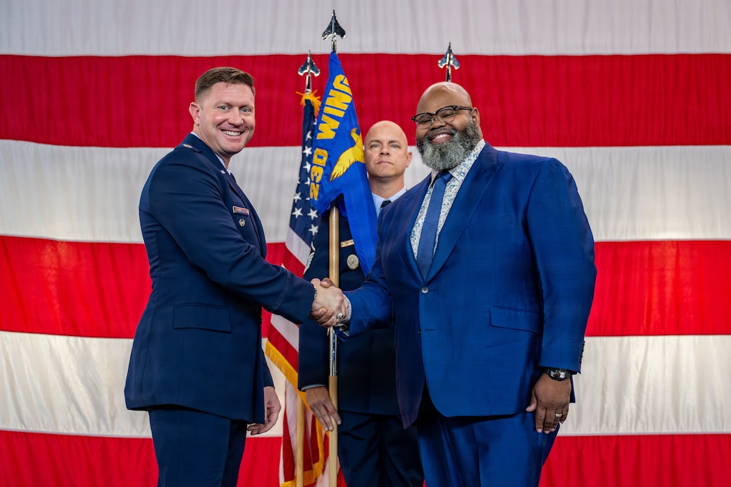 Nine honorary commanders and nine deputy honorary commanders were inducted during the ceremony.