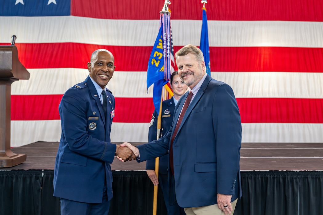 Nine honorary commanders and nine deputy honorary commanders were inducted during the ceremony.
