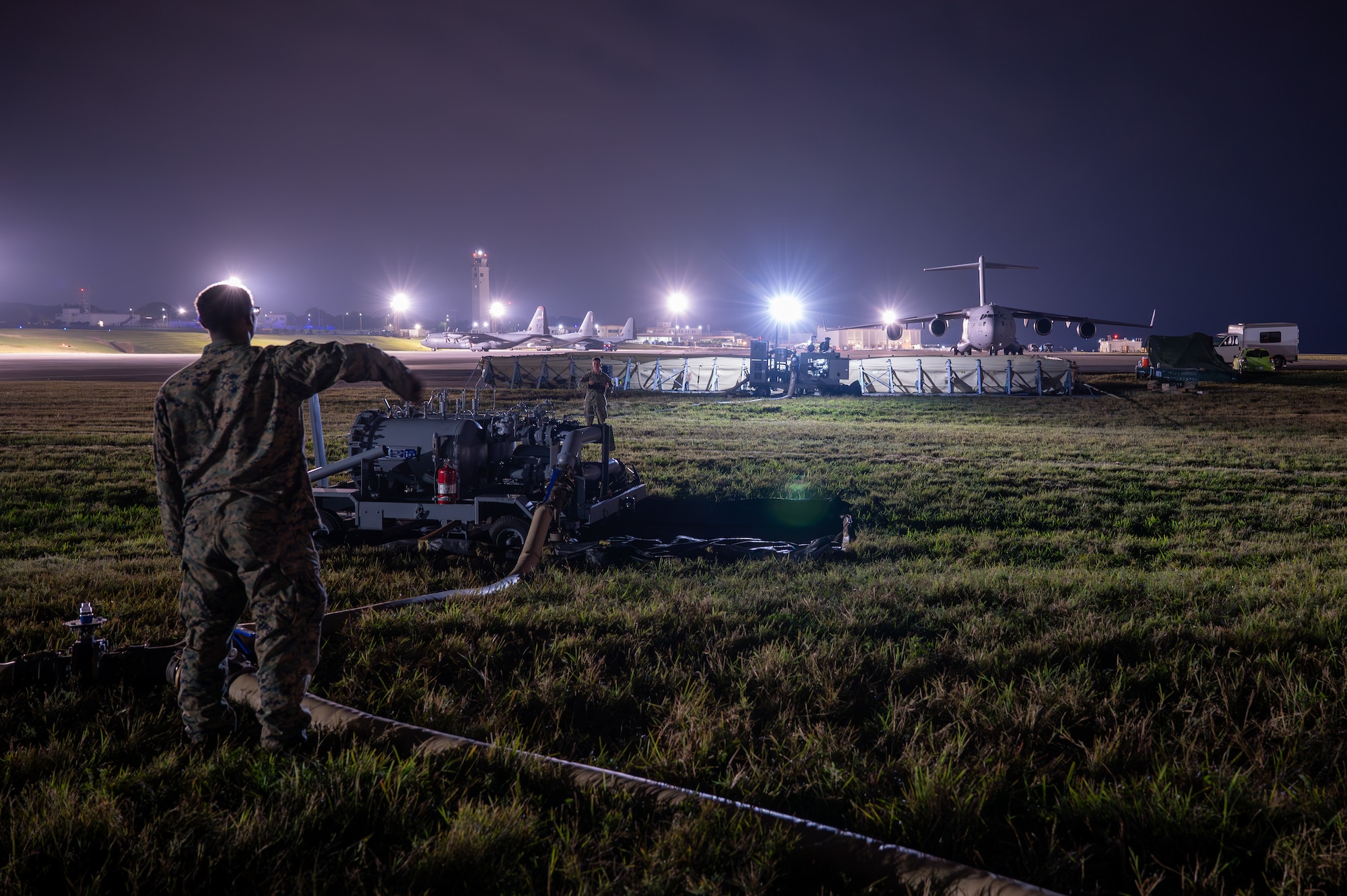 person gives hand signals