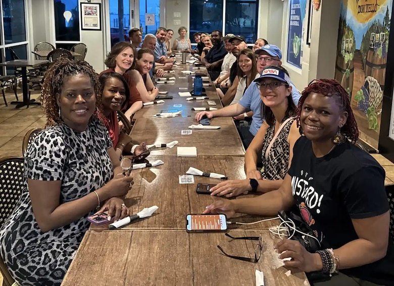South Atlantic Division Regional Leadership Development Program participants come together for a team meal during their February 2026 visit to the Caribbean District. As part of the weeklong RLDP immersion, participants spent mealtimes building relationships, reflecting on the day’s activities, and deepening cross‑district collaborations. The gathering was one of several opportunities for participants to strengthen teamwork and broaden their understanding of the Caribbean District’s mission and operating environment.