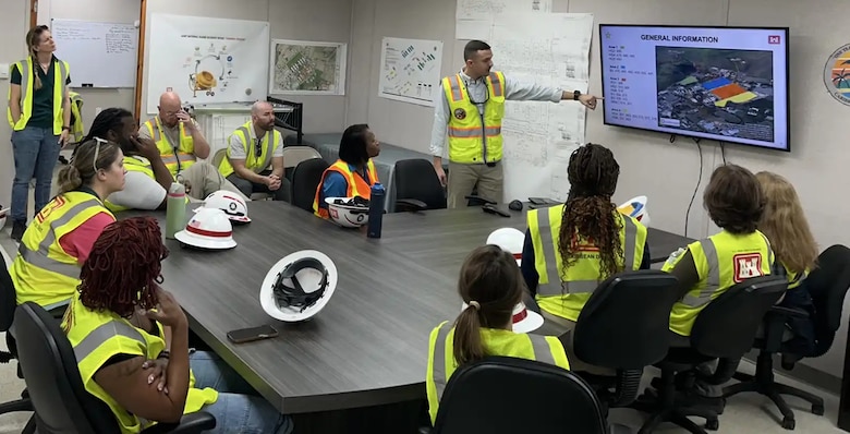 South Atlantic Division Regional Leadership Development Program participants learn about an ongoing Caribbean District construction project as part of the SAD RLDP visit to Puerto Rico in late February 2026. RLDP participants gained firsthand exposure to USACE projects and the unique challenges of operating in an island environment. The group examined construction activities, modernization efforts, and the teamwork required to deliver complex projects. Their in-class learning was accompanied by field tours as part of their hands on engagements during the RLDP’s weeklong immersion in the Caribbean District’s mission, projects, and regional impact.
