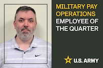 William French, U.S. Army Financial Management Command Military Pay Operations financial management analyst, poses for a photo at Fort Leavenworth, Kansas, March 3, 2026. MPO performs the installation-level military support for the Army across the United States, Korea and Japan. The MPO headquarters in Indianapolis manages 36 Army Military Pay Offices, formerly known as Defense Military Pay Offices, and 14 satellite offices at 49 locations. (U.S. Army graphic illustration)