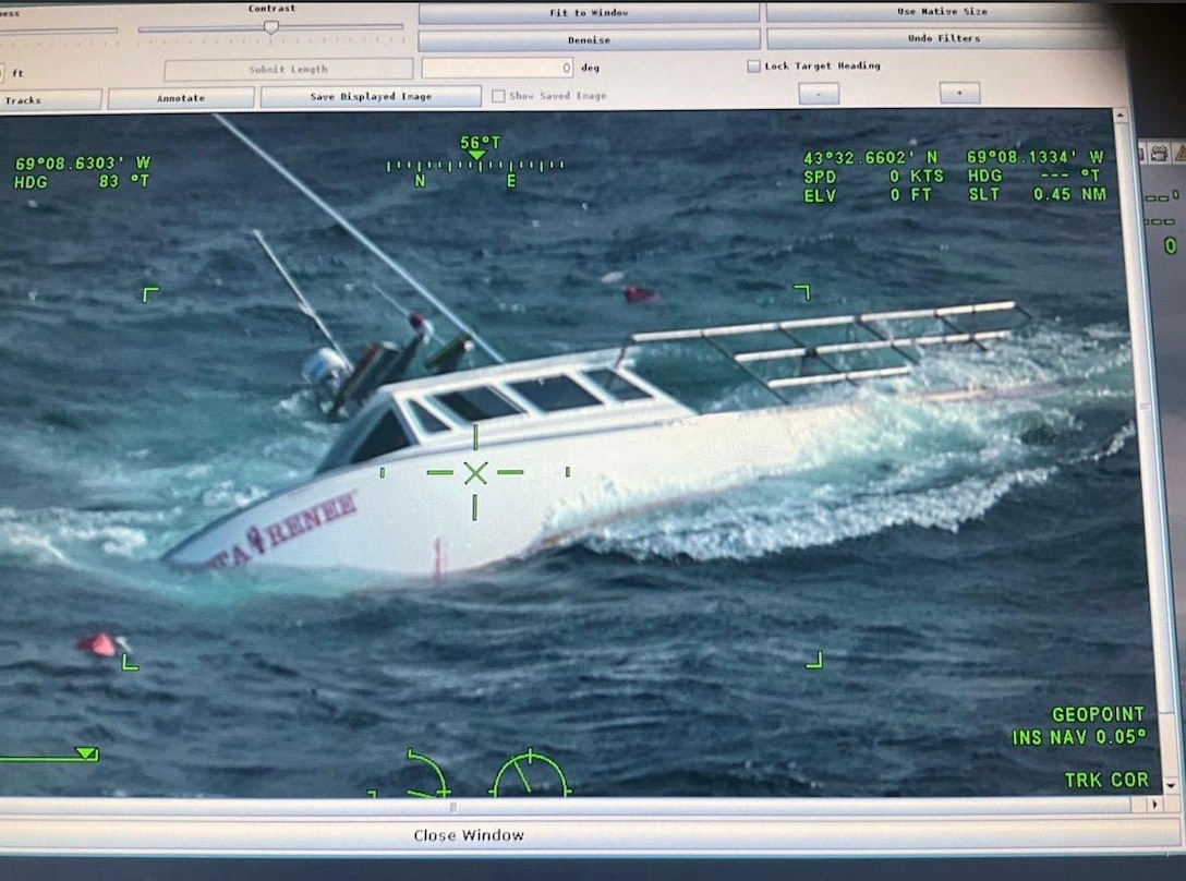 Coast Guard Rescues 3 Fishermen off the Coast of Boothbay Harbor