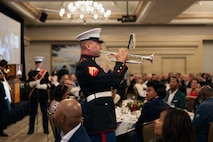 Marine Corps San Diego Band perform for Patriots at Pebble