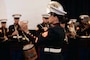 Marine Corps San Diego Band perform for Patriots at Pebble