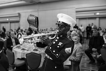 Marine Corps San Diego Band perform for Patriots at Pebble