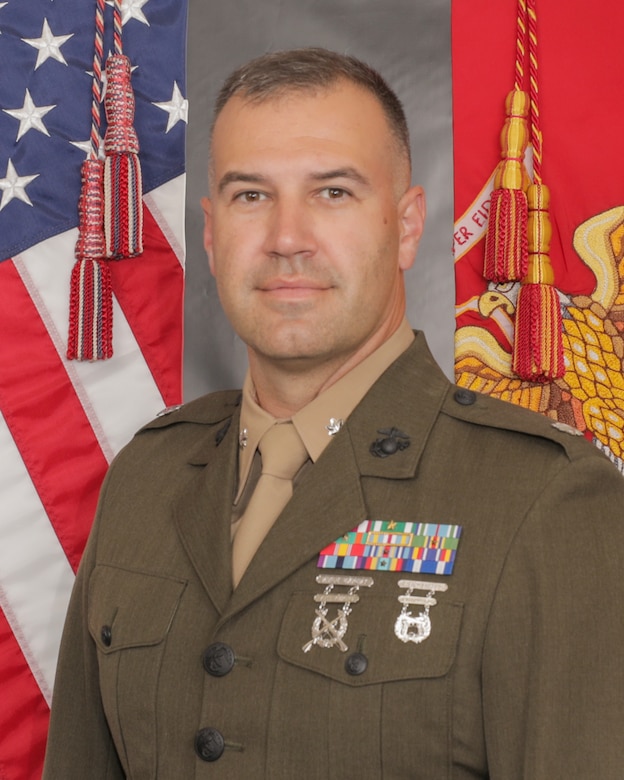 Command photo of LtCol Columbus