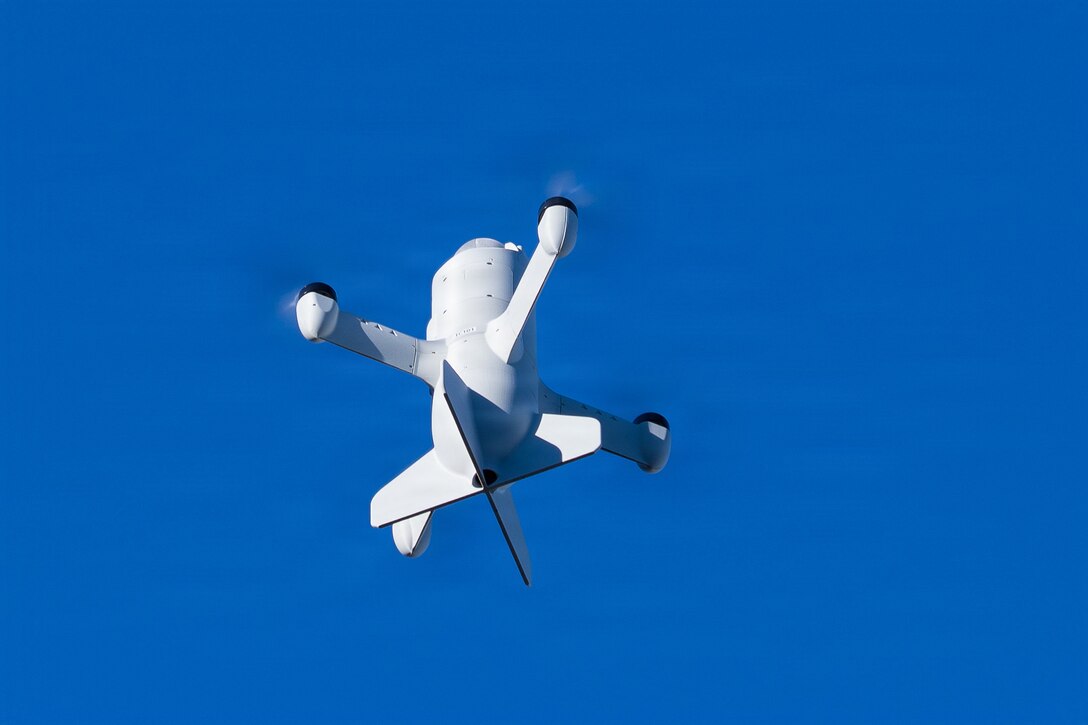An effector flies through the air