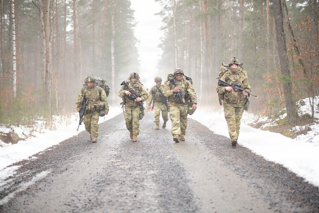 U.S. Soldiers assigned to 15th Engineer Brigade participate in the Hammer Forge Best Squadron Competition at the 7th Army Training Command's Grafenwoehr Training Area.