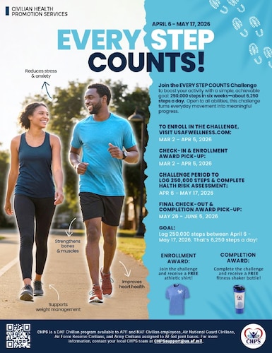 Graphic of 'Every Step Counts' challenge