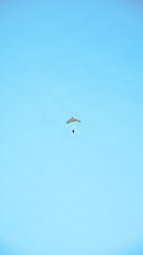 A Royal Thai reconnaissance marine conducts a high-altitude, low-opening parachute operation during a combined arms live-fire range part of Exercise Cobra Gold 2026 at Ban Chan Khrem, Khao Khitchakut district, Thailand, March 6, 2026.