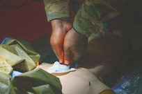 Army Reserve Soldiers revalidate combat medic skills in ad hoc course