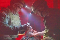 Army Reserve Soldiers revalidate combat medic skills in ad hoc course
