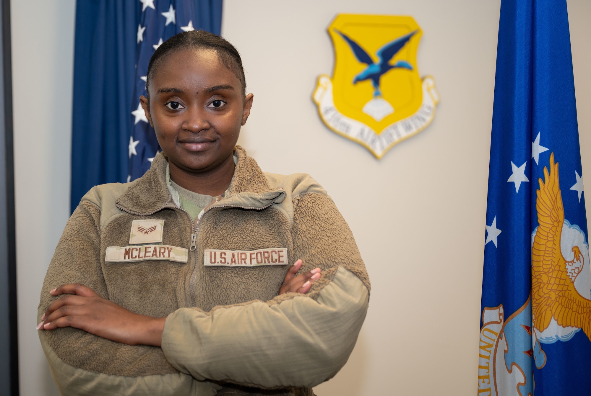 SrA Tori McLeary wins American Legion Spirit of Service Award