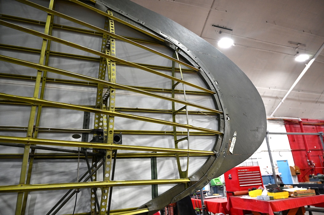 Kellett XR-8 Helicopter in restoration process.