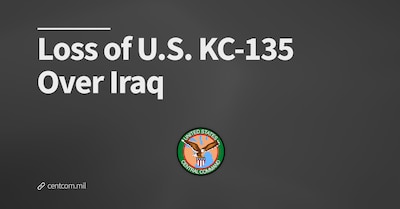 ABD'nin Irak'taki KC-135 Kaybı
