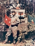 Army Maj. Gen. George Patton stands for a photo