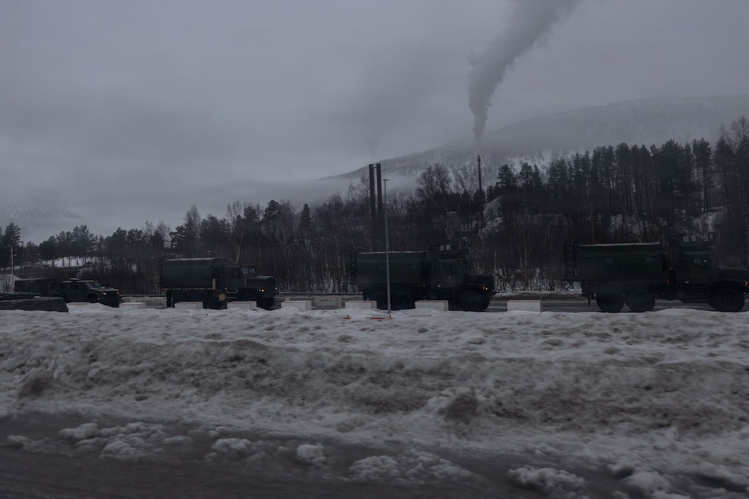 CORE 26| Reserve Marines Conduct Convoy Operations to the Swedish Border for Exercise Cold Response 26