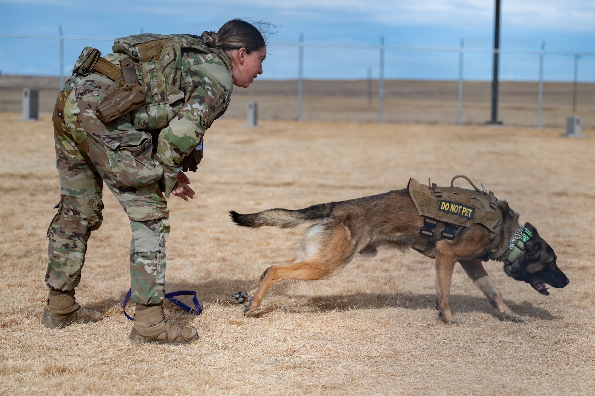 Spouses of 90 SFG defenders received a tour of 90 SFG capabilities to better understand what their significant others do to help support mission readiness. (U.S. Air Force photo by Airman 1st Class Nicholas Rowe)