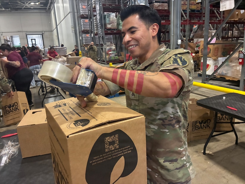 Army Reserve Soldiers fight hunger, feed hope