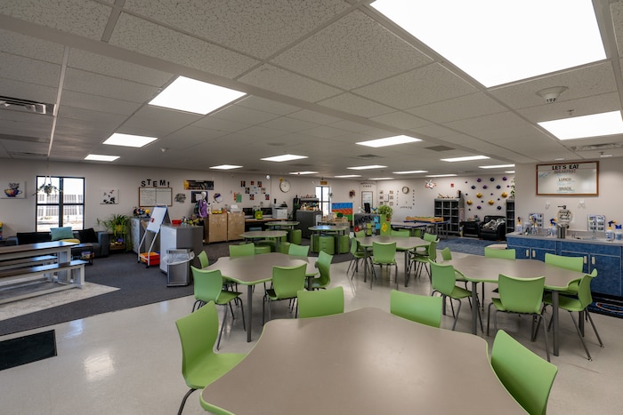 A classroom inside the Child Development Center is pictured at Schriever Space Force Base.