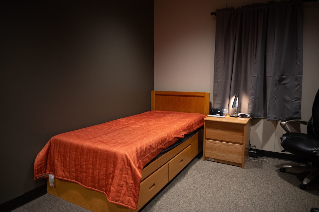 A new and modernized private dorm for members of Goodfellow's Fire Department