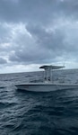 A U.S. Coast Guard Station Miami Beach boat crew arrived on scene with a vessel taking on water near Virginia Key, Florida, March 13, 2026. The boat crew transported the three individuals to Crandon Park Marina with no injuries reported. (U.S. Coast Guard courtesy photo)