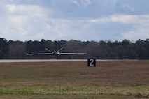 VMUT-2's MQ-9A makes inaugural landing at Marine Corps Air Station New River