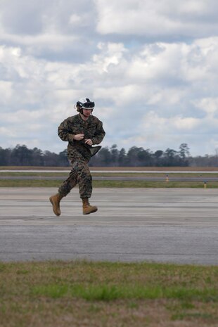 VMUT-2's MQ-9A makes inaugural landing at Marine Corps Air Station New River