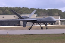 VMUT-2's MQ-9A makes inaugural landing at Marine Corps Air Station New River