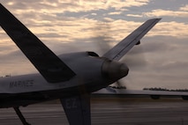 VMUT-2's MQ-9A makes inaugural landing at Marine Corps Air Station New River