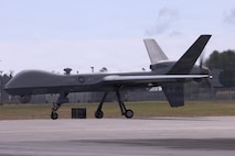 VMUT-2's MQ-9A makes inaugural landing at Marine Corps Air Station New River