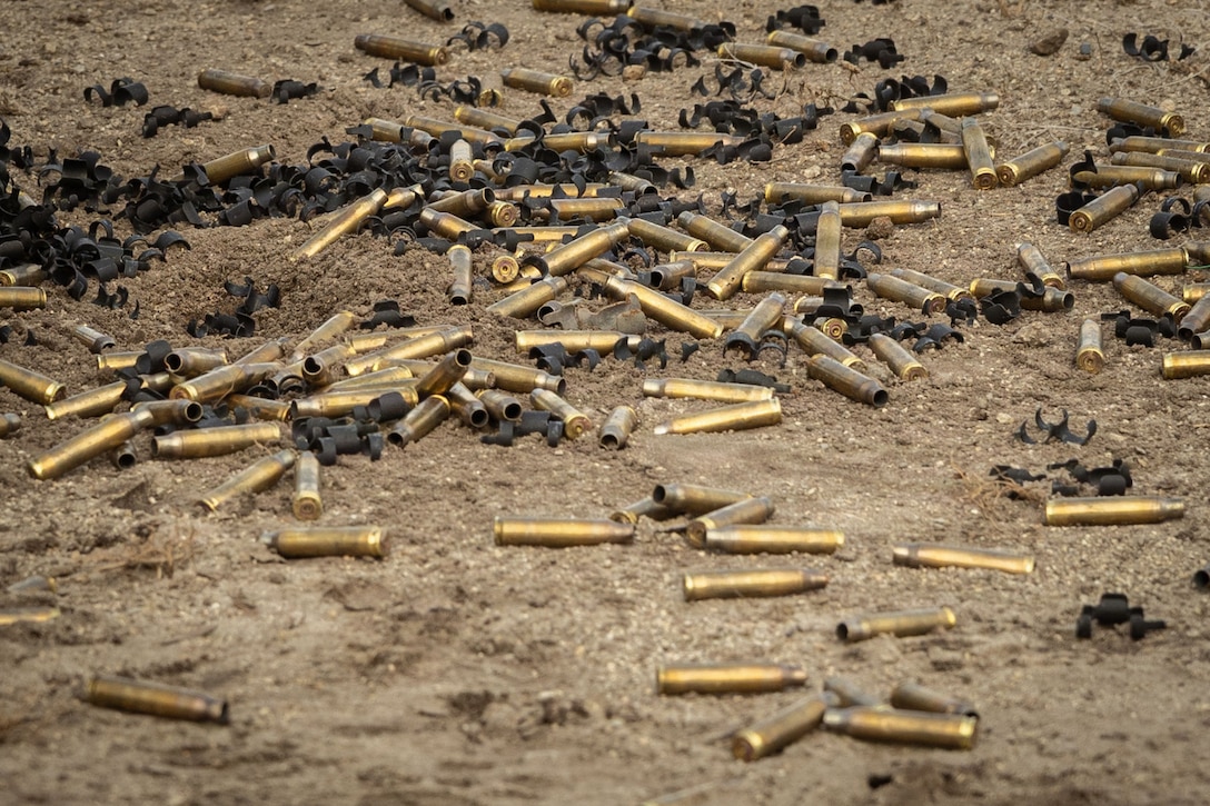 Marines with 2nd Maintenance Battalion Conduct Live-Fire Machine Gun Range