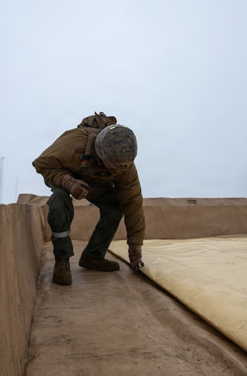 CORE26 U.S. Marines Establish a Forward Arming and Refueling Point in Sweden for Arctic Exercise