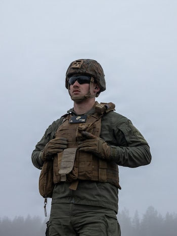 CORE26 U.S. Marines Establish a Forward Arming and Refueling Point in Sweden for Arctic Exercise