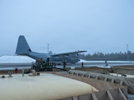 CORE26 U.S. Marines Establish a Forward Arming and Refueling Point in Sweden for Arctic Exercise