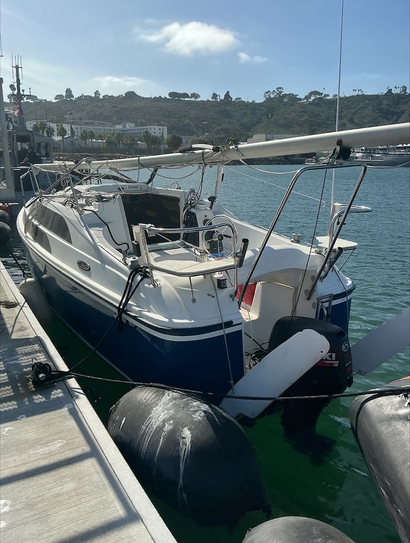The Coast Guard interdicted 11 suspected aliens approximately 7 miles west of Imperial Beach, Sunday. At approximately 12:57 p.m., crew members aboard the Coast Guard Cutter Sea Otter (WPB-87362) observed a vessel transiting into U.S. waters and dispatched a boarding team to intercept.