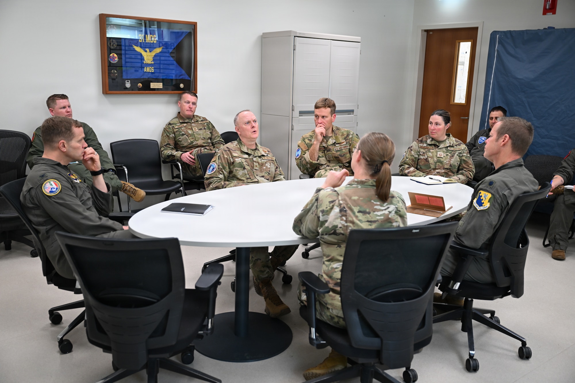 Leadership are in a meeting