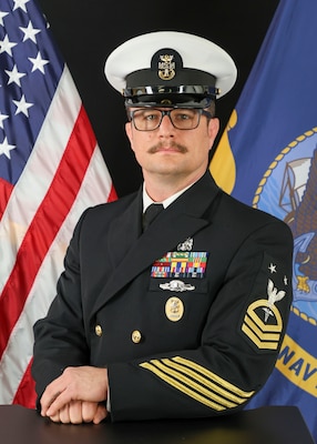Navy Experimental Diving Unit Command Master Chief Hospital Corpsman (DWS/EXW/SCW) William ‘Scot’ Schleisman, USN
