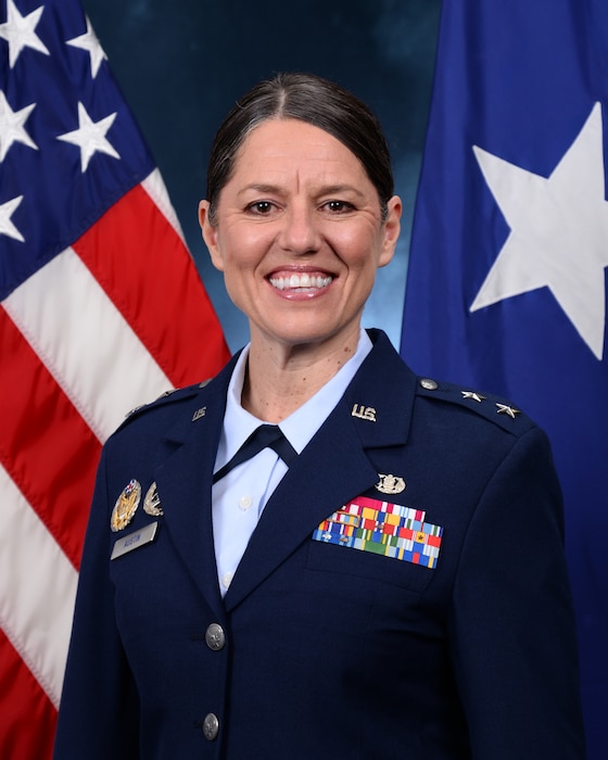 This is the official portrait of Maj. Gen. Erica R. Austin.