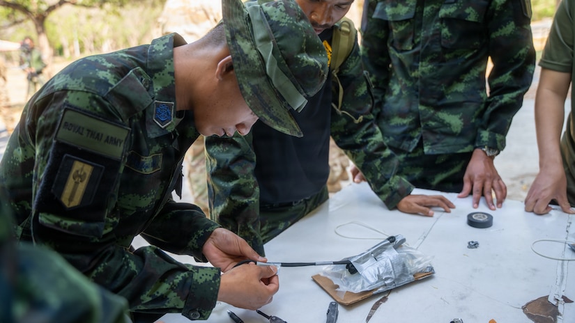 Hanuman Guardian: U.S. Army Reserve engineers train for demolition operations with Royal Thai Army partners