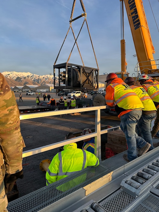 419th Fighter Wing Reservists support first-ever microreactor airlift