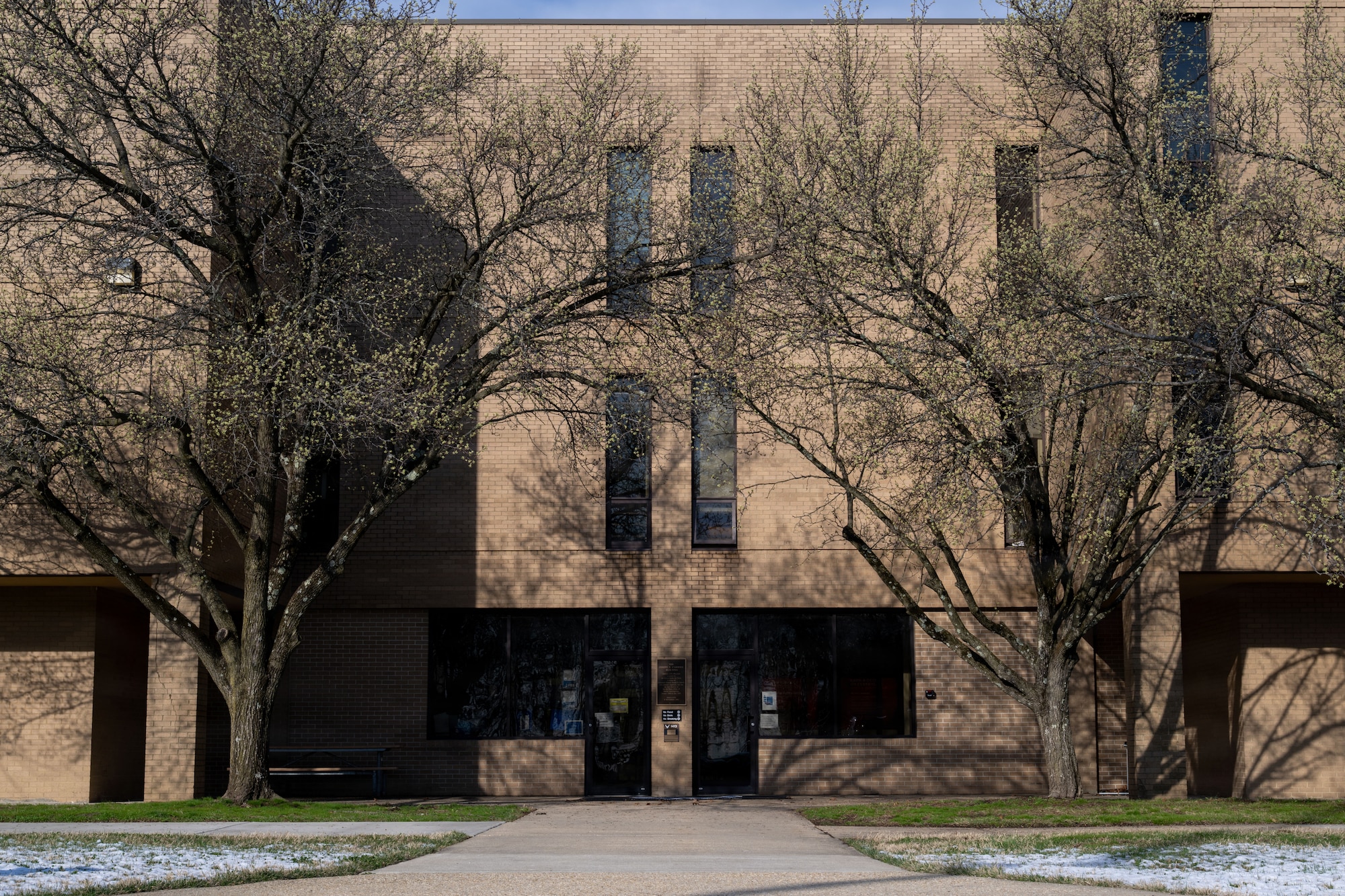 The outside of a building.