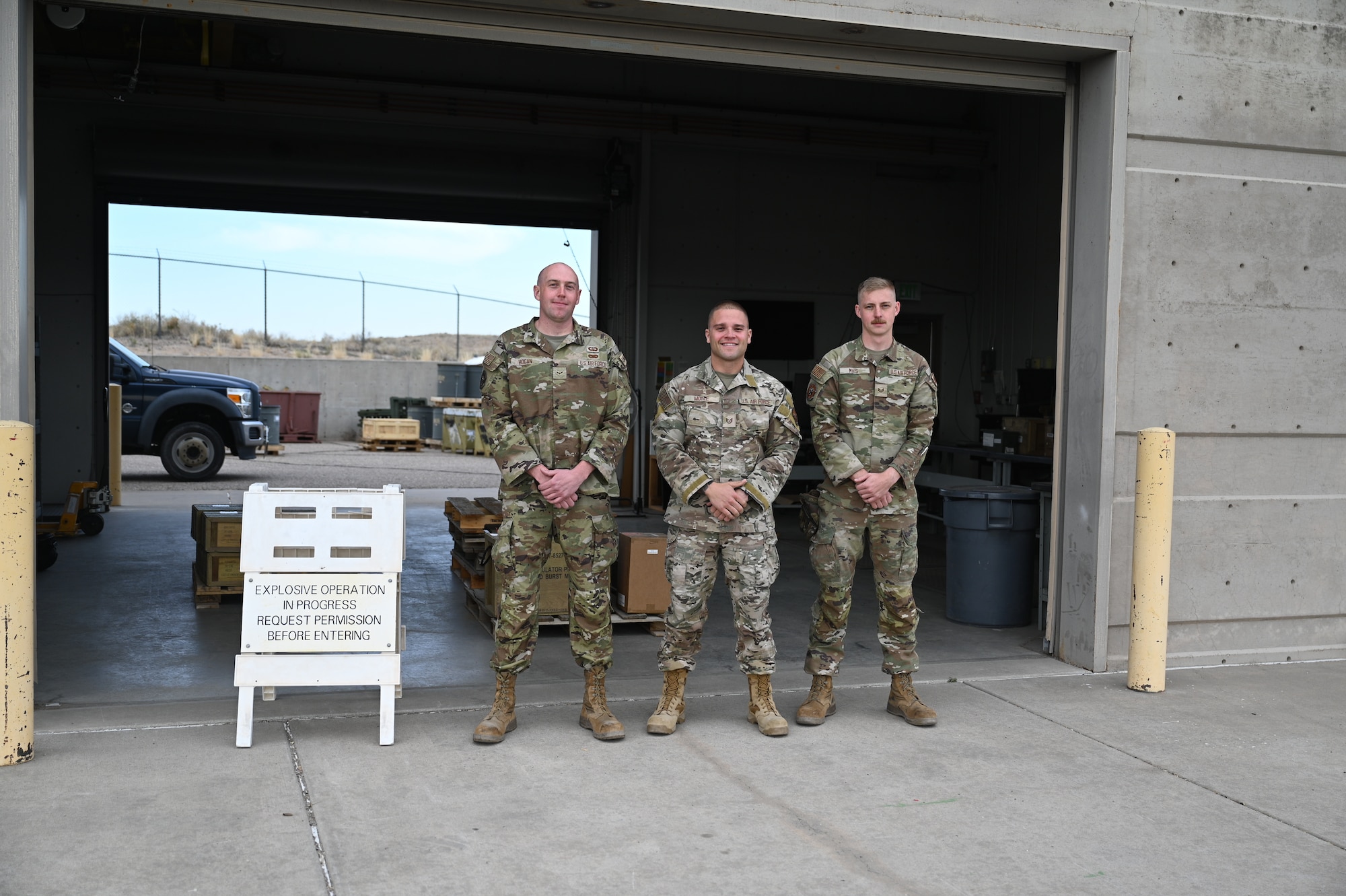 377th Maintenance Squadron Airmen inspect, recycle, and load brass