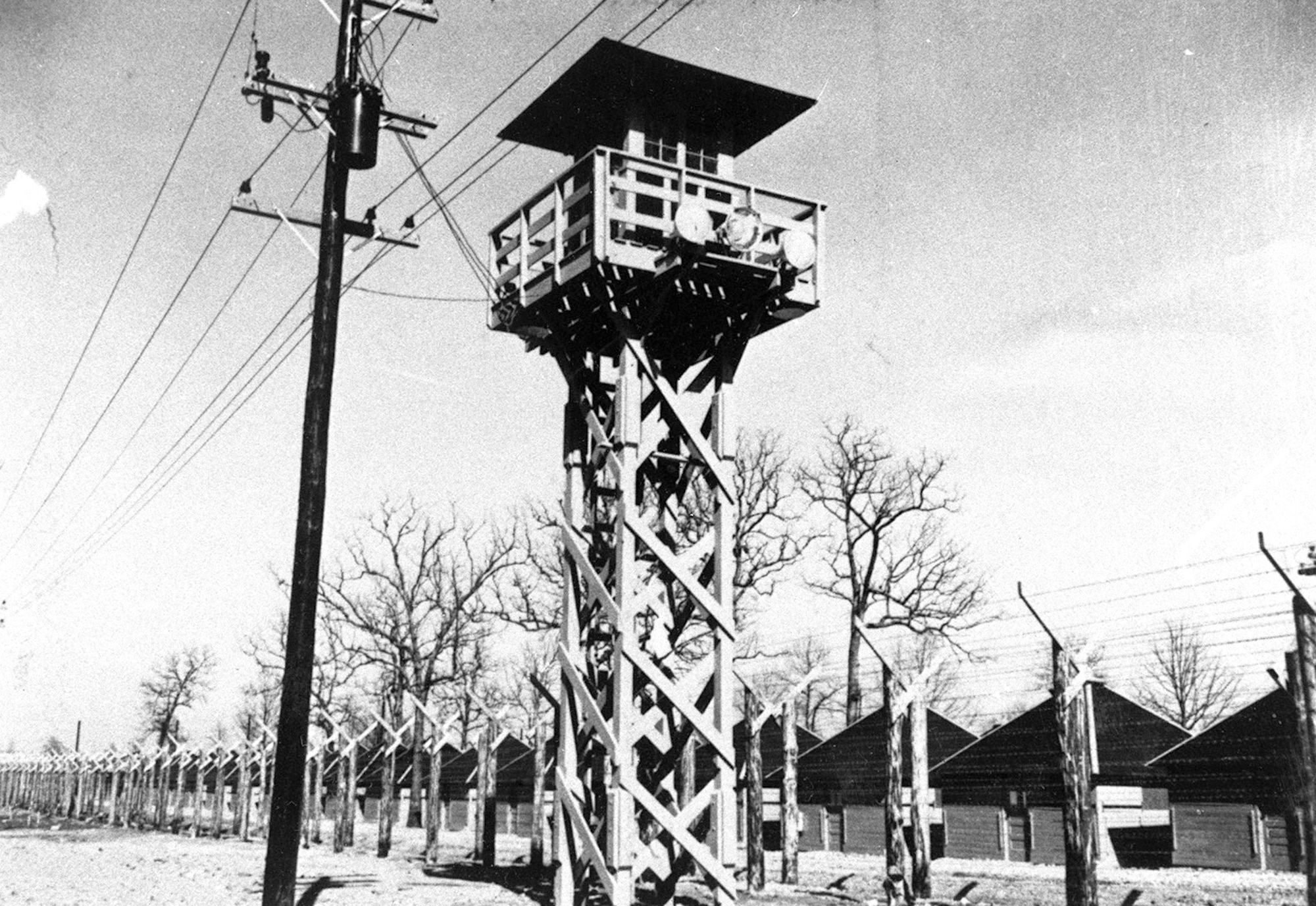 Pictured is one of the ground towers at Camp Forrest. On April 28, 1948, Camp Forrest, located near Tullahoma, Tenn., was named as the site for the Air Force’s new Air Engineering Development Center, which would later come to be known as Arnold Engineering Development Complex. Camp Forrest was one of the Army’s largest training bases during World War II and was an active Army post between 1941 and 1946. The site officially became a prisoner of war camp in May 1942, housing Italian and German POWs. By 1946, World War II had ended, and Camp Forrest and the nearby William Northern Field, an air training base, were declared surplus property. (U.S. Air Force photo)