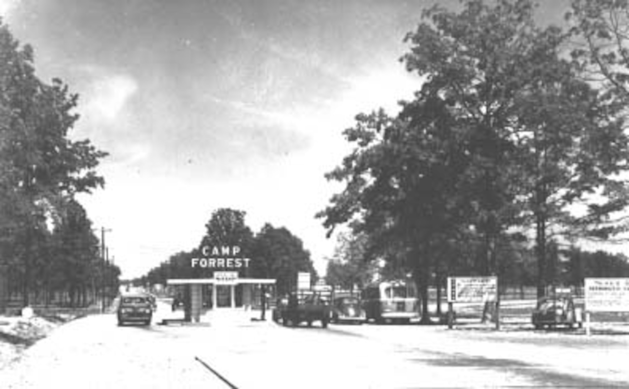 On April 28, 1948, Camp Forrest, located near Tullahoma, Tenn., was named as the site for the Air Force’s new Air Engineering Development Center, which would later come to be known as Arnold Engineering Development Complex. Camp Forrest was one of the Army’s largest training bases during World War II and was an active Army post between 1941 and 1946. The site officially became a prisoner of war camp in May 1942, housing Italian and German POWs. 
By 1946, World War II had ended, and Camp Forrest and the nearby William Northern Field, an air training base, were declared surplus property. (U.S. Air Force photo)
