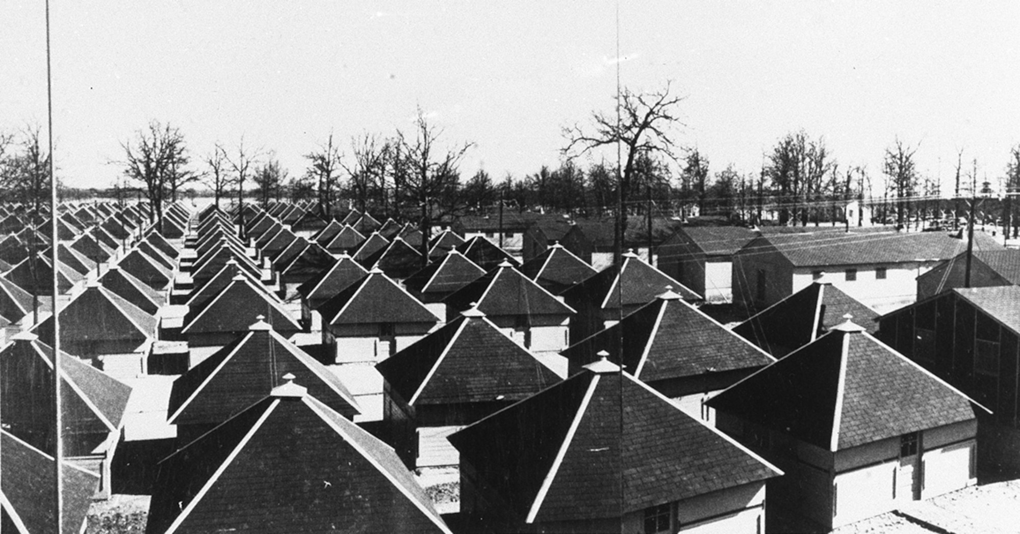 On April 28, 1948, Camp Forrest, located near Tullahoma, Tenn., was named as the site for the Air Force’s new Air Engineering Development Center, which would later come to be known as Arnold Engineering Development Complex. Camp Forrest was one of the Army’s largest training bases during World War II and was an active Army post between 1941 and 1946. The site officially became a prisoner of war camp in May 1942, housing Italian and German POWs. By 1946, World War II had ended, and Camp Forrest and the nearby William Northern Field, an air training base, were declared surplus property. (U.S. Air Force photo)