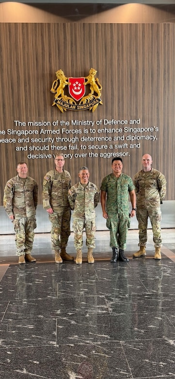 U.S. Army Pacific Deputy Commanding General-Homeland Affairs visits Visits the Singapore Armed Forces Headquarters on March 11, 2026 to discuss areas of mutual interest. The U.S. and Singapore armies are long-term partners in the region and share a common vision.